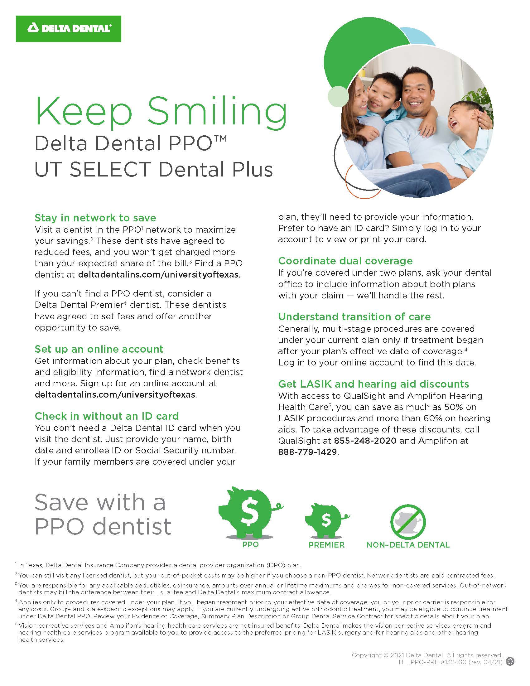 Delta Dental PPO UT SELECT Dental Plus plan
