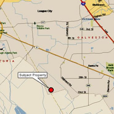 Primary map for property Halls Bayou: Undivided 1/6 interest in 108.5 acres 